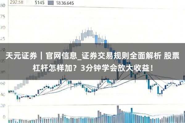 天元证券｜官网信息_证券交易规则全面解析 股票杠杆怎样加？3分钟学会放大收益！